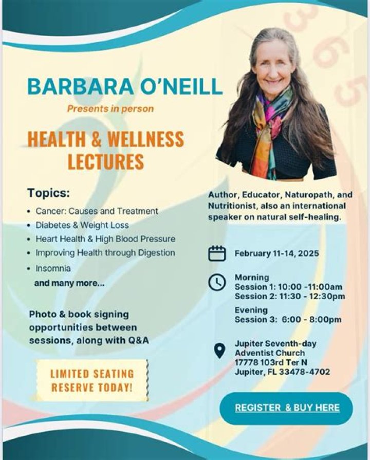 Barbara O'Neill: Empowering Lives Through Natural Health