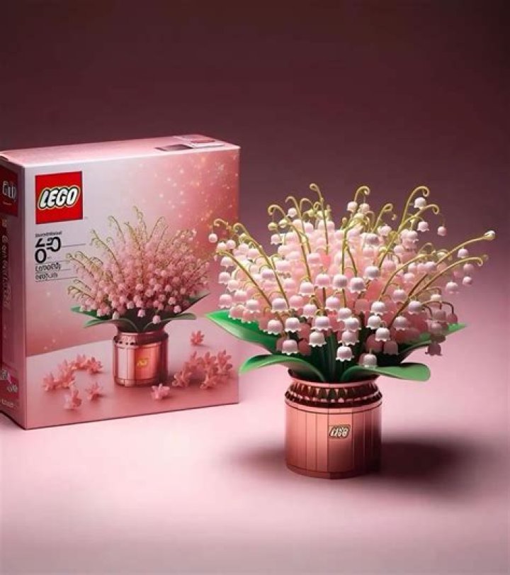 Blooming Creativity: Exploring the Allure of Rose Gold LEGO Flowers