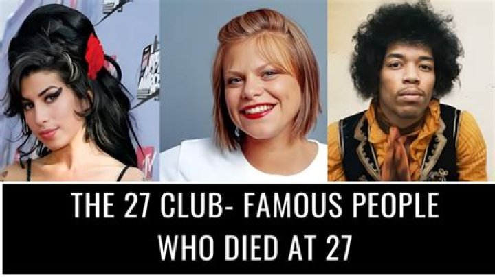 Celebrities Who Died at 27: The Tragic Club 27 Phenomenon