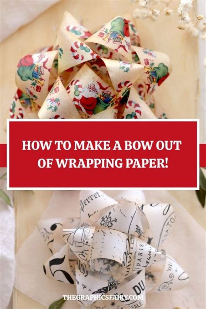 Creative Ways to Make a Bow Out of Wrapping Paper