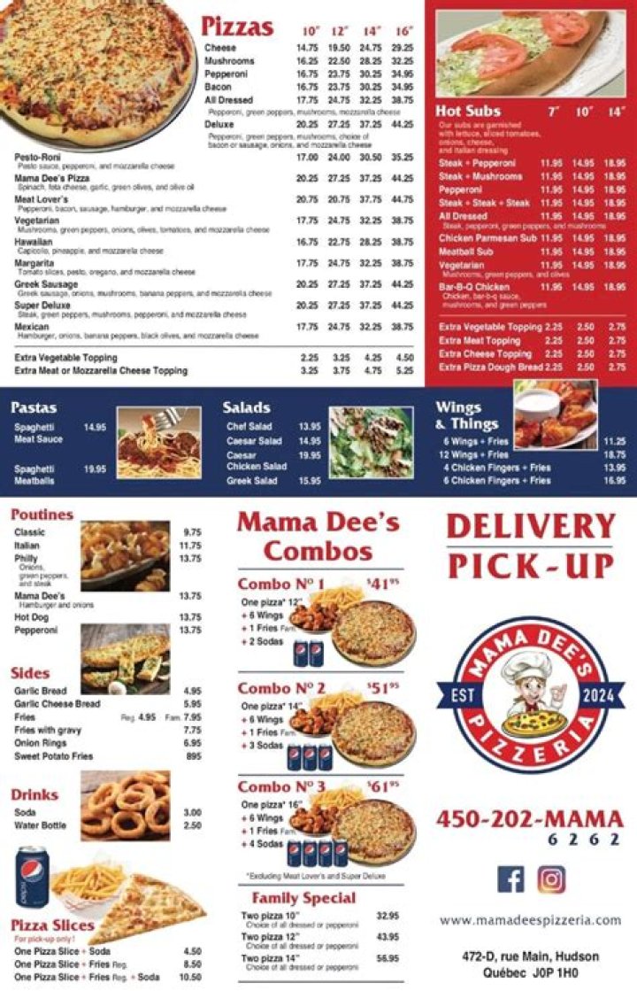 Dees Pizza Menu: A Comprehensive Guide to Delicious Choices