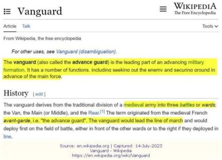 Define: Vanguard - Exploring the Meaning, Importance, and Applications