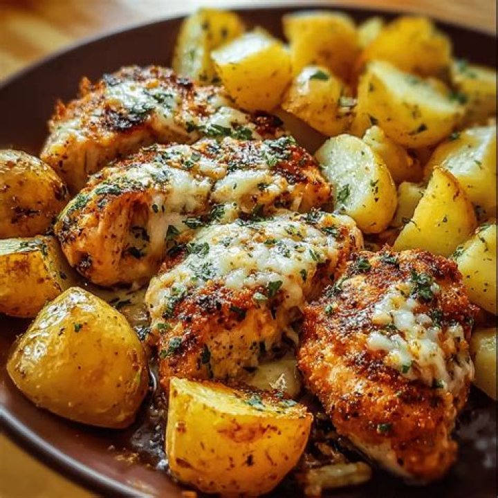 Delicious Duo: Buffalo Chicken and Crispy Potatoes