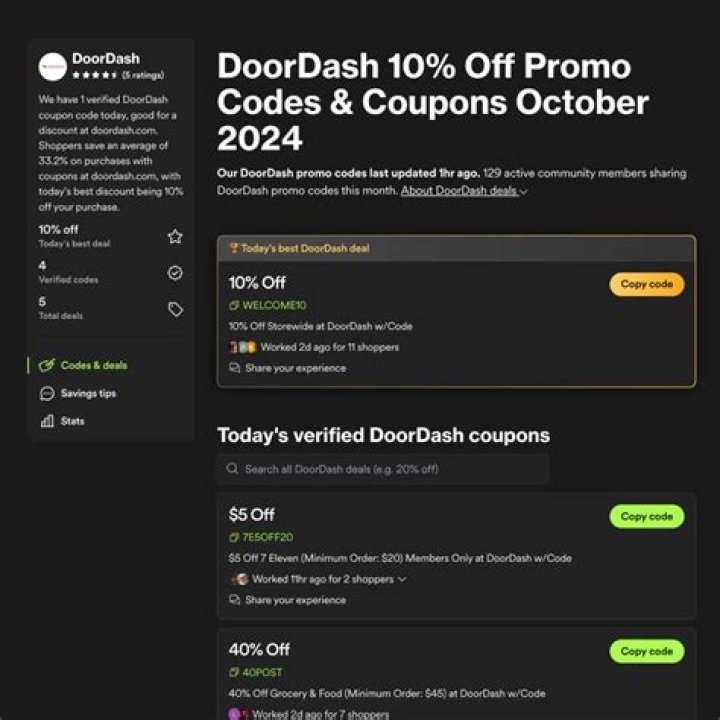 DoorDash 2024 Promo Codes: Your Ultimate Guide to Saving Big