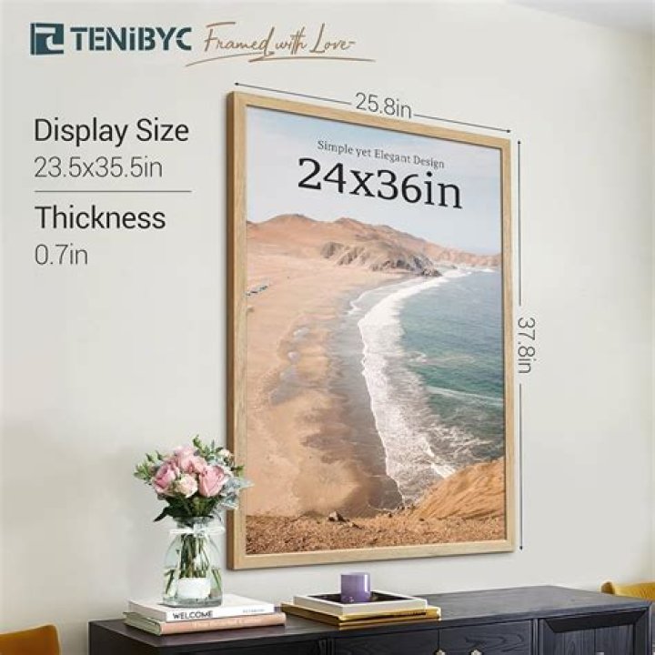 Elevate Your Space with a 24x36 Poster Frame