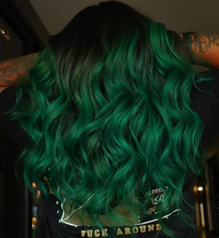 Embracing the Vibrant Shade of Green Hair