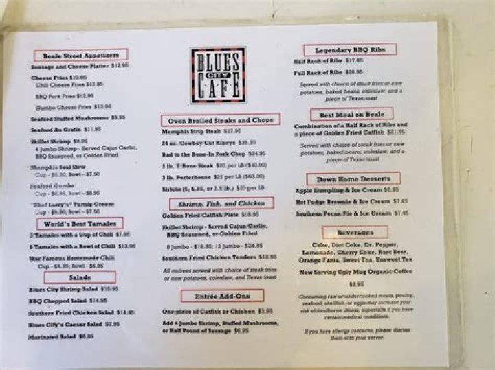 Exploring the Blues City Cafe Menu: A Flavorful Journey Through Unique Dining Options