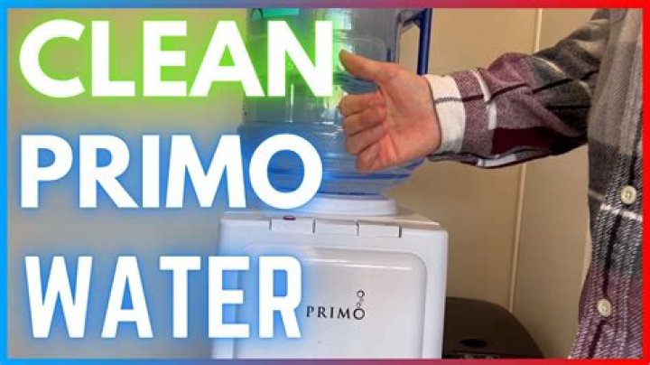 How to Clean Primo Water Dispenser: A Step-by-Step Guide