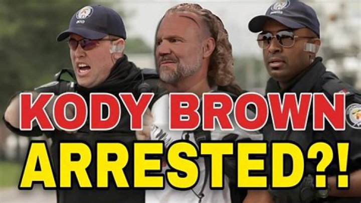 Kody Brown Arrested: The Full Story and Legal Implications