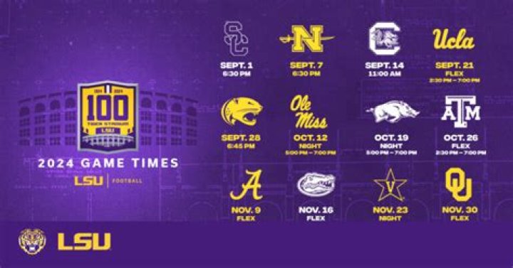 LSU Game Schedule: A Comprehensive Guide for Fans and Enthusiasts