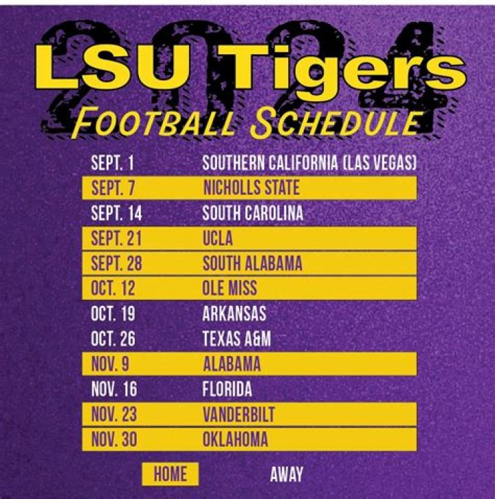 LSU Schedule for This Year: Your Ultimate Guide to the Latest Events and Highlights