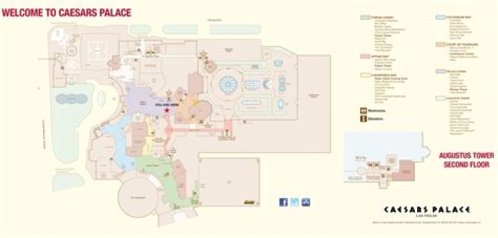 Map of Caesars Palace: Your Ultimate Guide to Exploring the Iconic Las Vegas Resort