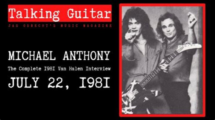 Michael Anthony: The Iconic Bassist Who Defined Rock Music