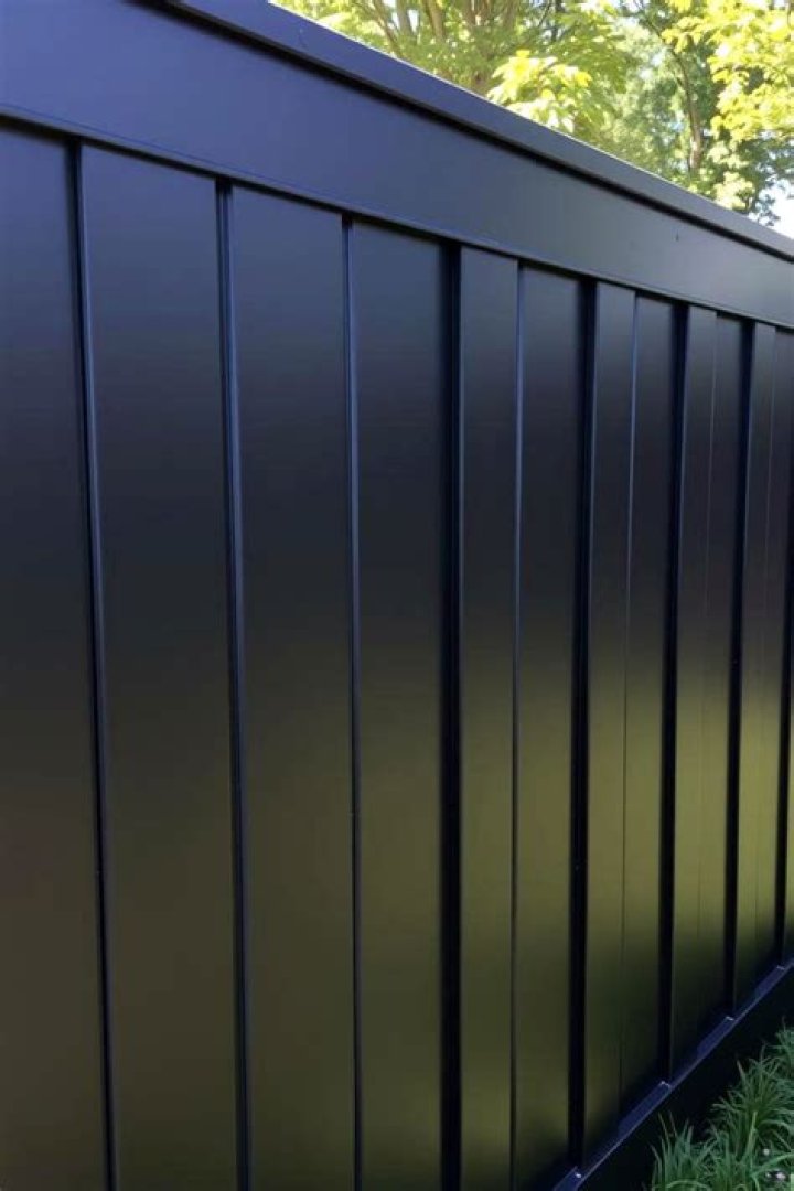 Modern Black Vinyl Fence: A Timeless Addition to Your Home