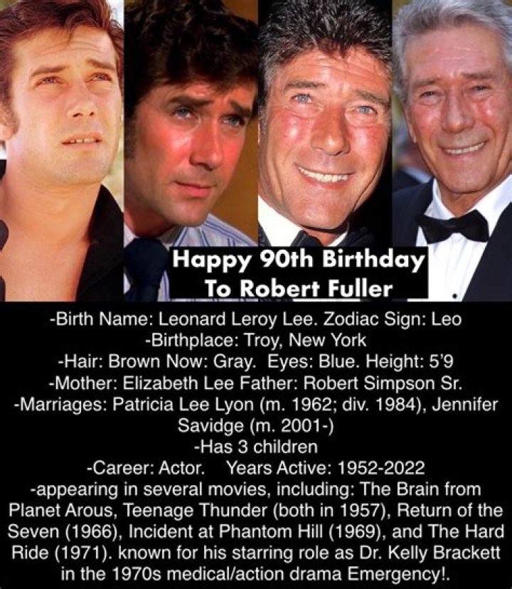 Robert Fuller Actor Biography: A Comprehensive Look at His Life and Career