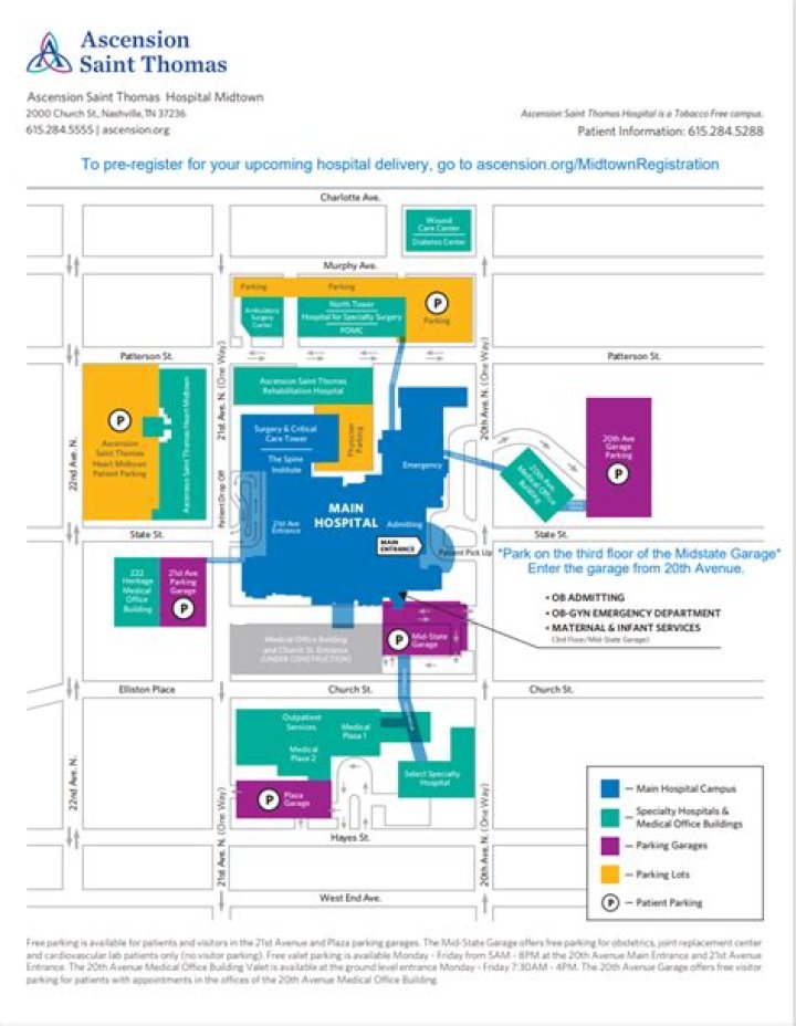 Saint Thomas Midtown Hospital Map: Your Comprehensive Guide