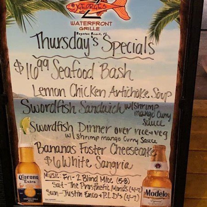 Two Georges Boynton Beach Menu: A Culinary Experience You Won't Forget