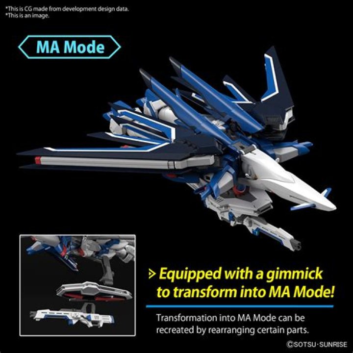 Unlocking the Mechanics of Freedom Gundam Transform