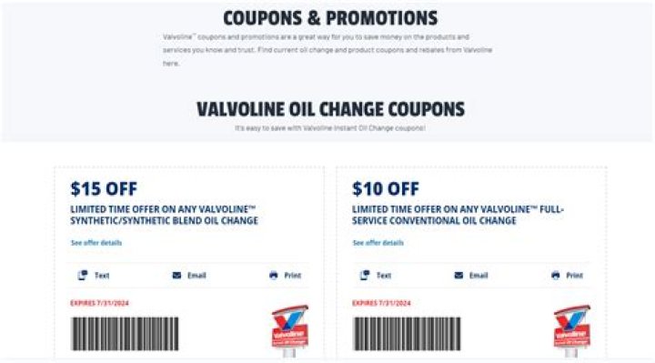 Valvoline $25 Off Coupon 2025: Unlock Exclusive Savings and Discounts
