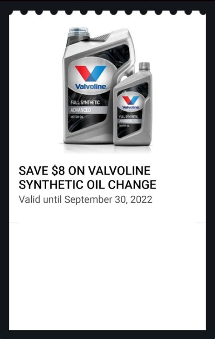Valvoline Synthetic Oil Coupon: Your Ultimate Guide to Savings