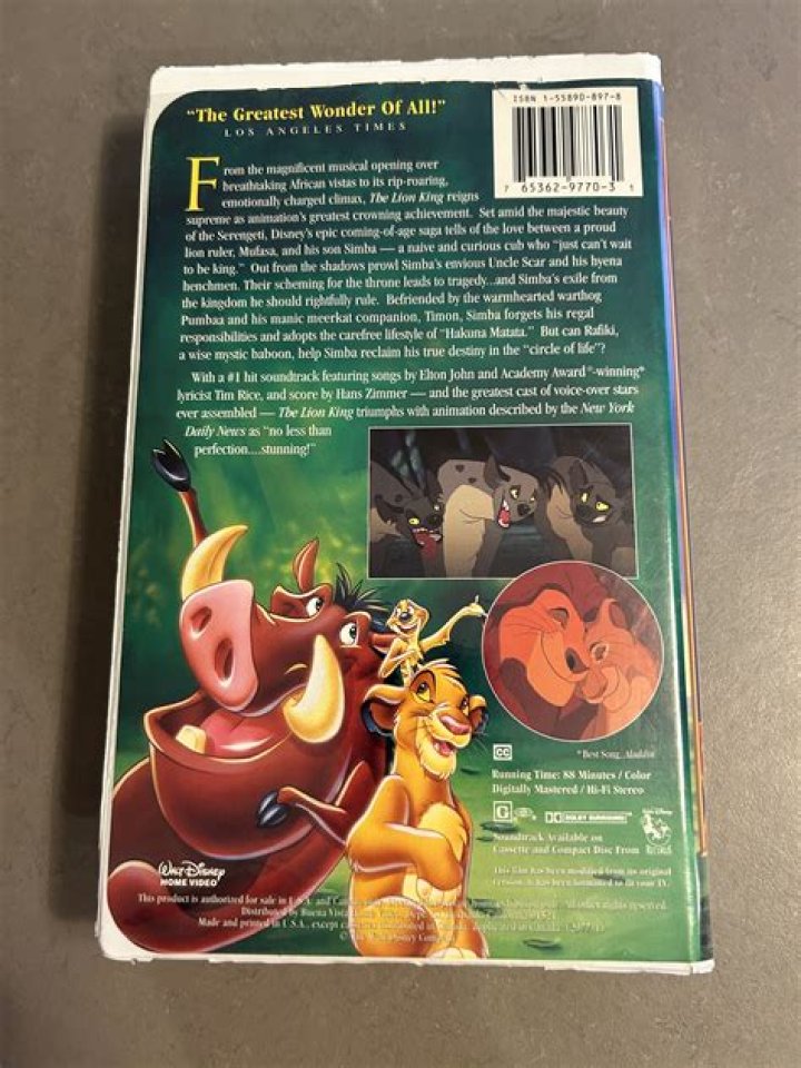 VHS Lion King Worth: A Comprehensive Guide to Its Value and Collectibility