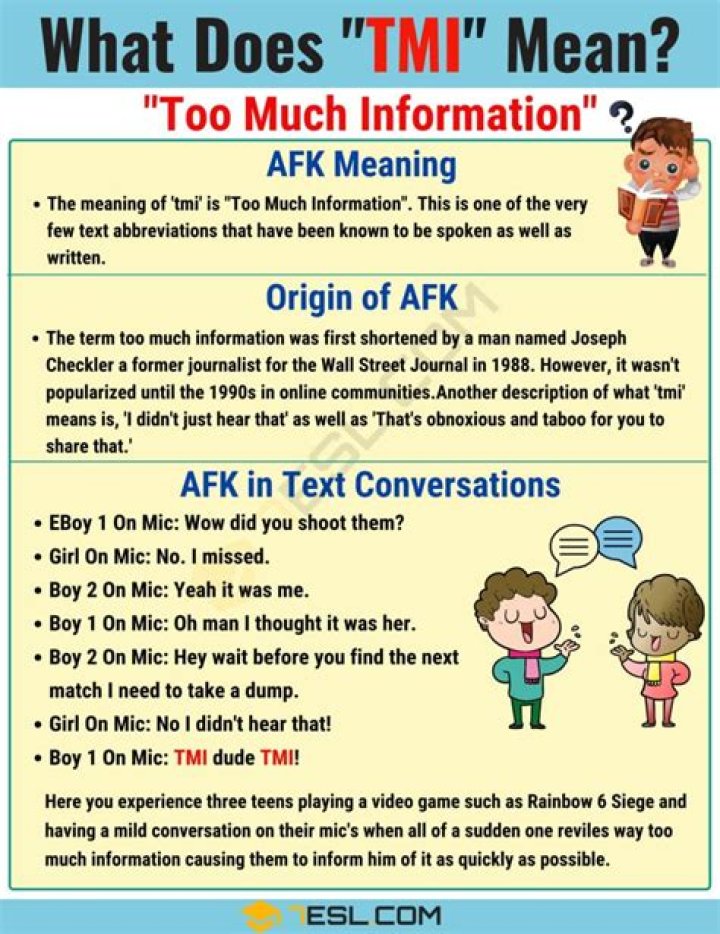 What Does TMI Mean? Understanding the Acronym and Its Impact