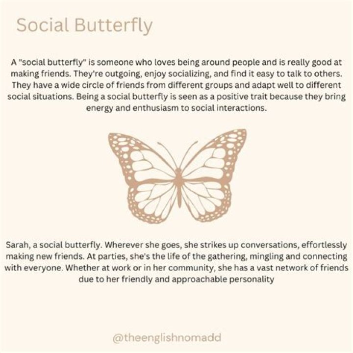 What is a Social Butterfly? Understanding the Definition, Traits, and Impact