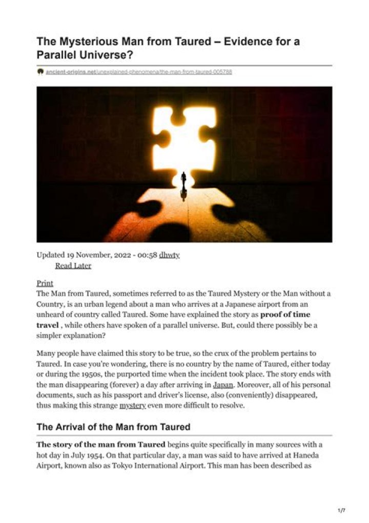 Where Is Taured? Unraveling the Mysterious Phenomenon