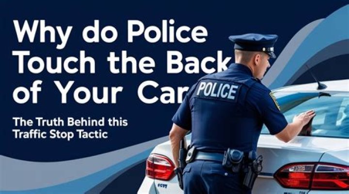 Why Do Officers Touch the Back of the Car?