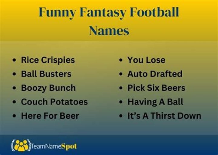 Witty Wonders: The Ultimate Guide to Funny Fantasy Team Names